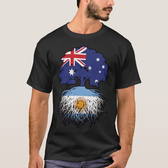 Camiseta Raíz argentina australiana (Anverso)