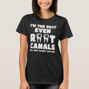 Camiseta Raíz Canal Dentist Funny Chistes Vintage Tooth Den