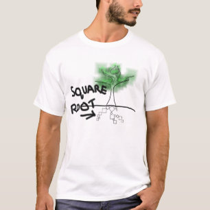 Camiseta raíz cuadrada