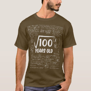 Camiseta Raíz cuadrada de 10010 cumpleaños matemática de 10