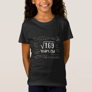 Camiseta Raíz cuadrada de 169 Regalos de 13 años