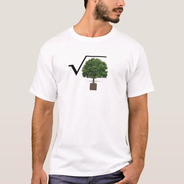 Camiseta Raíz cuadrada del árbol (Anverso)