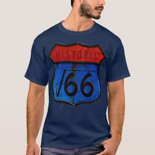 Camiseta Raíz cuadrada histórica de la ruta 66