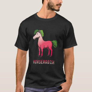 Camiseta Raíz de caballo come animal verdura de caballo