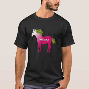 Camiseta Raíz de caballo come animal verdura de caballo