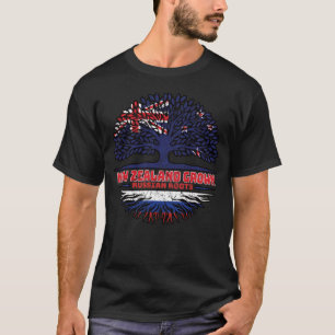Camiseta Raíz rusa neozelandesa de árbol de Nueva Zelanda
