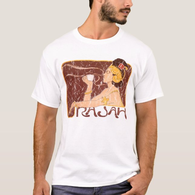 Camiseta Rajah Coffee - afligido (Anverso)