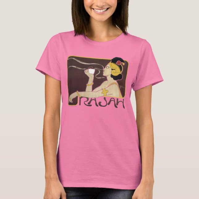 Camiseta "RAJAH COFFEE" para mujeres (Anverso)