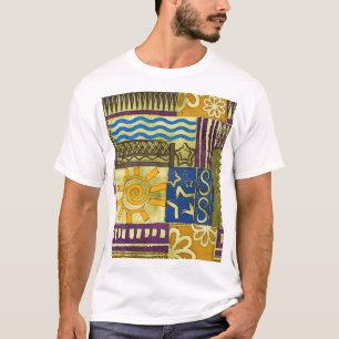Camiseta Rajastán Indio, Textura de alfombra de trabajo en