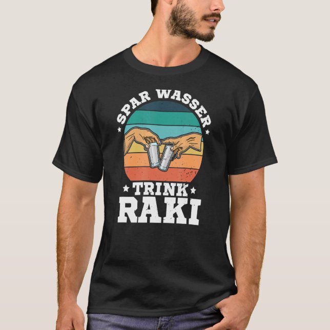 Camiseta Raki Turkey Summer Liquor Alcohol Turkish Drinker  (Anverso)
