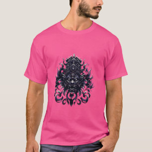 Camiseta Rakshasa Hindu Folklore Mitología Demon Horror Gra