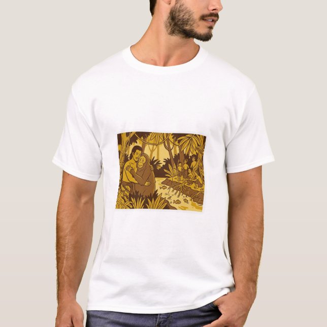 Camiseta Raku blanco (Anverso)