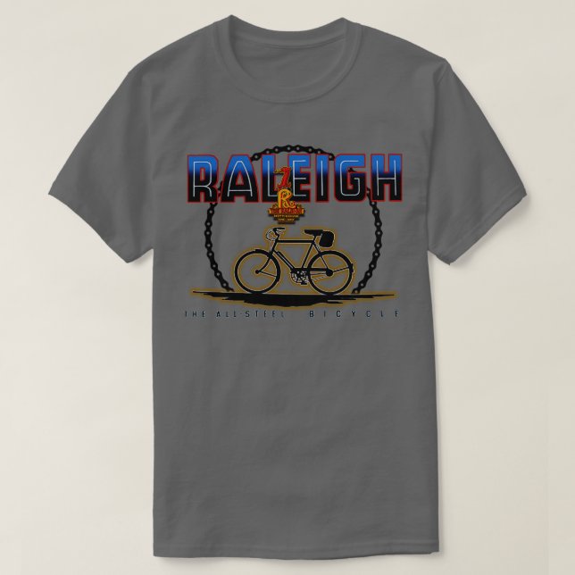 Camiseta Raleigh Bicycles England (Diseño del anverso)
