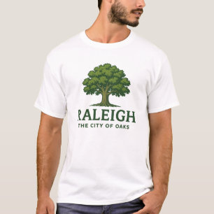 Camiseta Raleigh La ciudad de los robles - Árbol clásico de