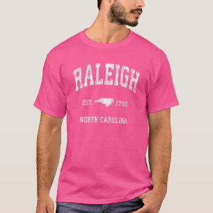 Camiseta Raleigh North Carolina NC Vintage Athletic Sports