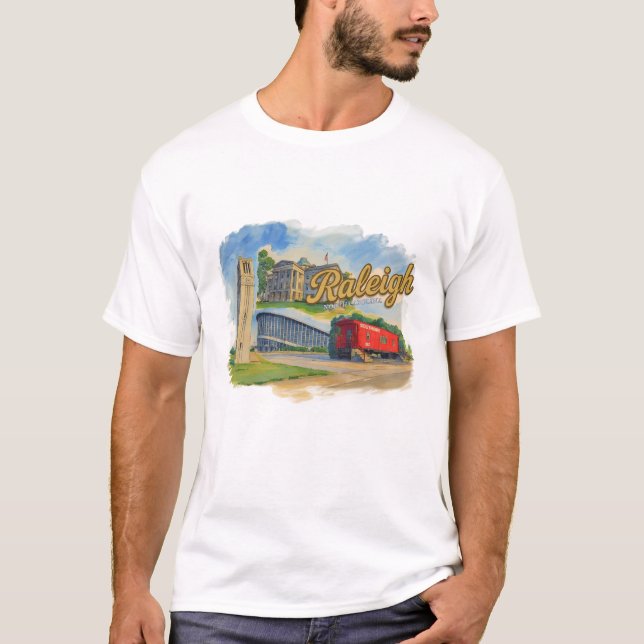 Camiseta Raleigh North Carolina T-shirt (Anverso)