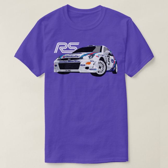 Camiseta Rally Car Champion Colin McRae MK1 RS hatch Long S (Diseño del anverso)