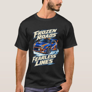 Camiseta Rally de Nieve Caminos Helados Líneas Intrépidas