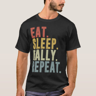 Camiseta Rally de sueño de Comida de nuevo Rally de conducc
