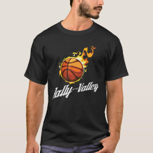 Camiseta Rally In The Valley Basketball Design Features Fla