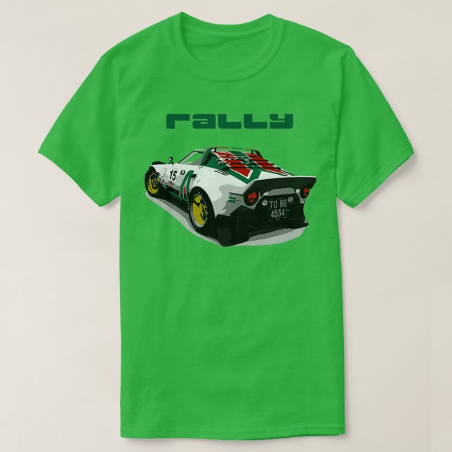 Camiseta Rally Lancia Stratos (Diseño del anverso)