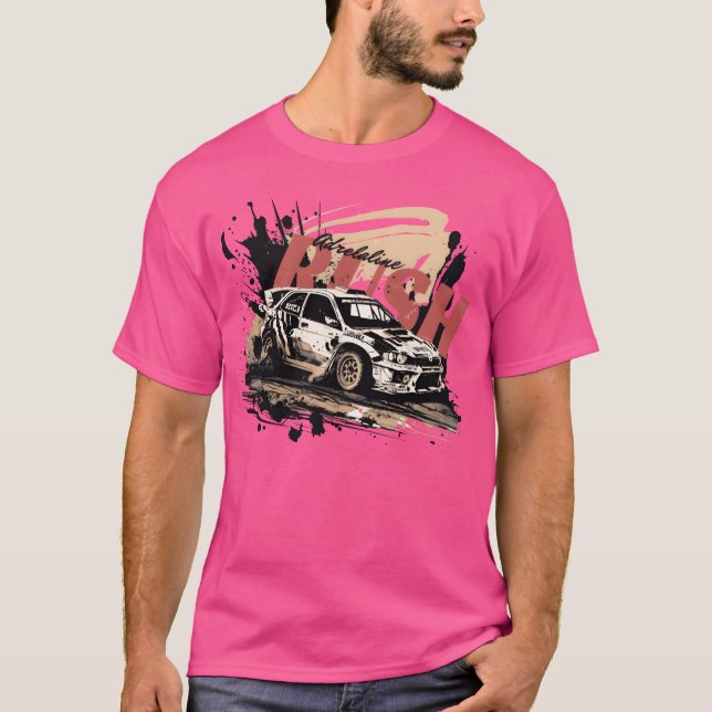 Camiseta Rally Race Car vintage friend (Anverso)