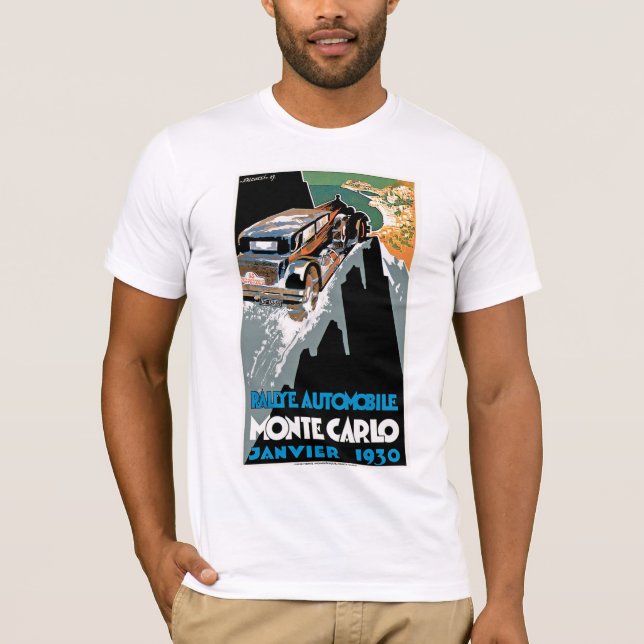 Camiseta Rallye Automobile Monte Carlo (Anverso)