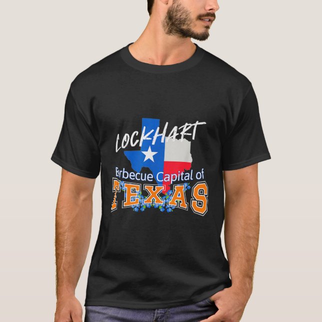 Camiseta Ralph Lauren Lockhart Texas Barbecue, Negro, Smal (Anverso)
