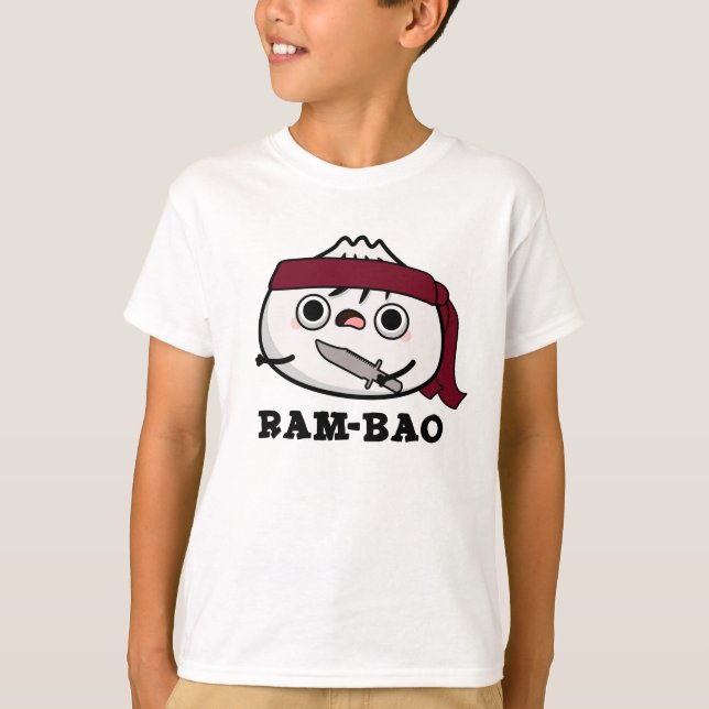 Camiseta Ram-bao Soldado gracioso Dimsun Pun (Anverso)
