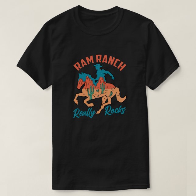 Camiseta Ram Ranch Really Rocks (Diseño del anverso)