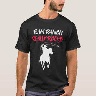 Camiseta Ram Ranch Rockea Realmente Caballo Caballo Montand