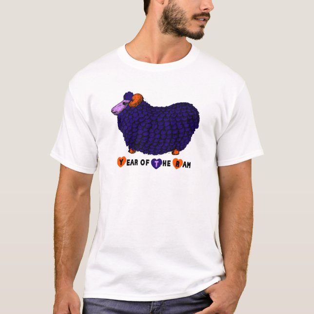 Camiseta Ram Sheep Goep Año Purple Ram Tee (Anverso)
