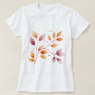 Camiseta Rama con hojas