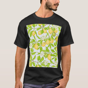 Camiseta Rama de árbol de limón: patrón sin soldadura a ray