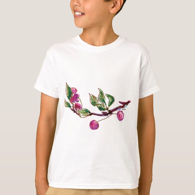Camiseta Rama de cerezas (Anverso)