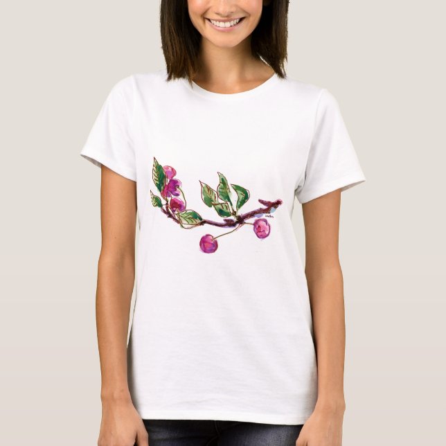 Camiseta Rama de cerezas (Anverso)