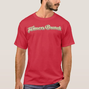 Camiseta Rama de granjeros T Retro Art Baseball Vintage