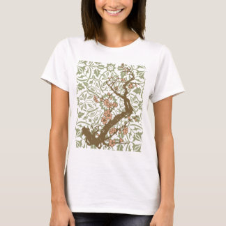 Camiseta Rama de la cereza en rosa