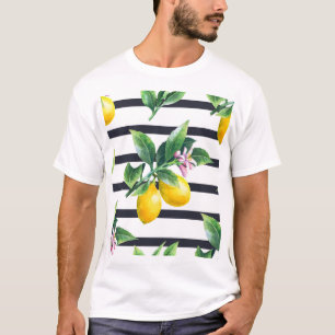 Camiseta Rama de limón: Citrus Watercolor Bliss
