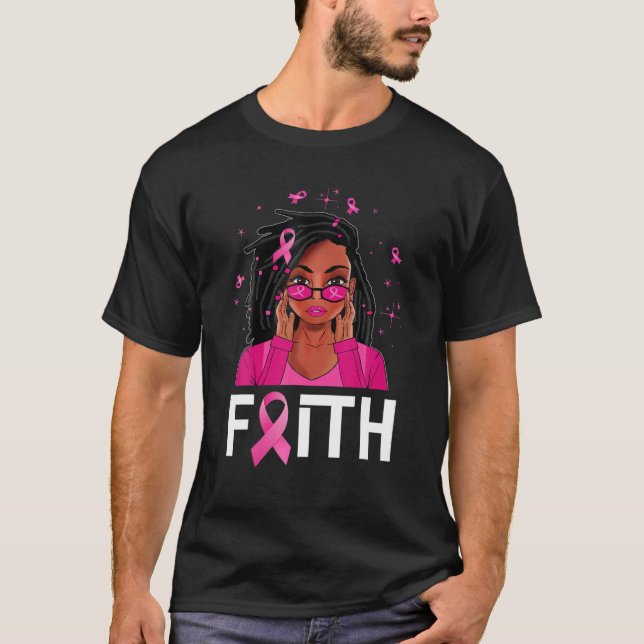 Camiseta Rama de pelo de mujer negra reina de fe africana (Anverso)