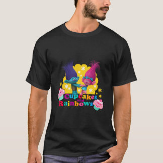 Camiseta Rama De Trolls Y Cupcakes