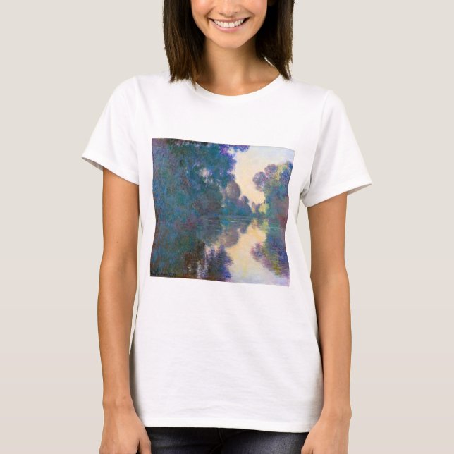 Camiseta Rama del Sena cerca de Giverny, Monet (Anverso)