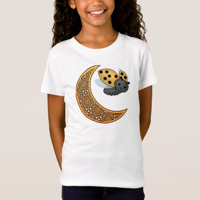 Camiseta Ramadan Crescent Moon Ladybug T-Shirt (Anverso)