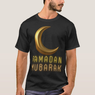 Camiseta Ramadán dorado Mubarak Kareem Tee