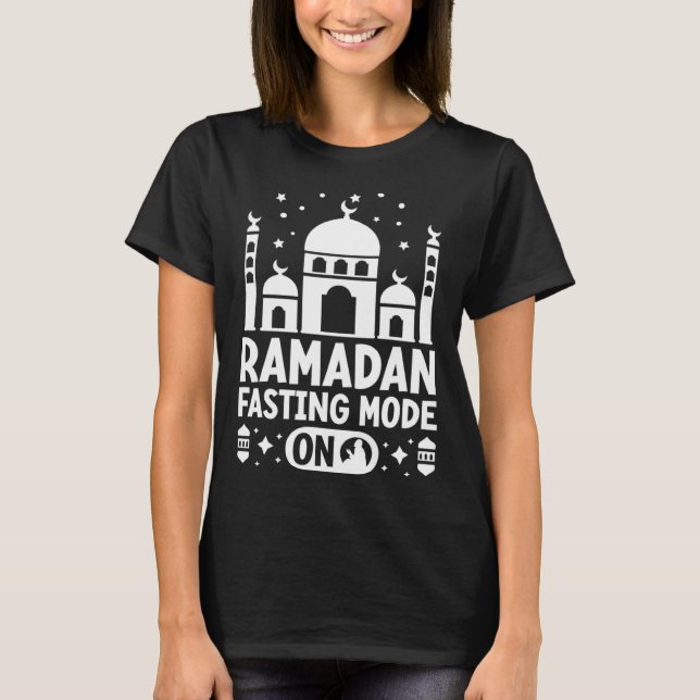 Camiseta Ramadan Fasting Mode On Allah Religion Koran Islam (Anverso)