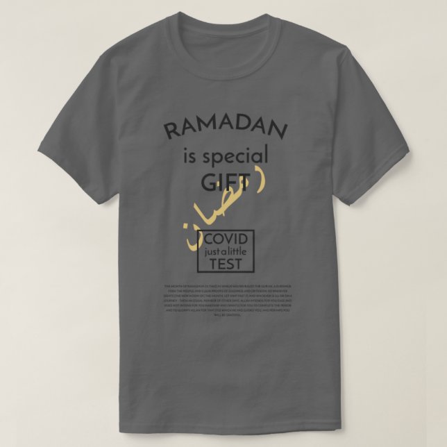 Camiseta Ramadan Is Special GIFT (Diseño del anverso)