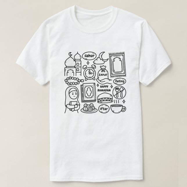 Camiseta Ramadan Kareem (Diseño del anverso)