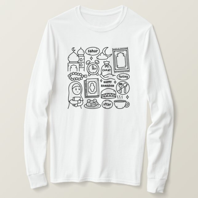Camiseta Ramadan Kareem (Anverso del diseño)