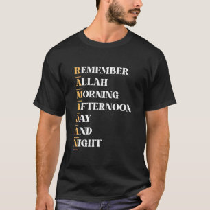 Camiseta Ramadan Kareem Ayunando a los musulmanes islámicos