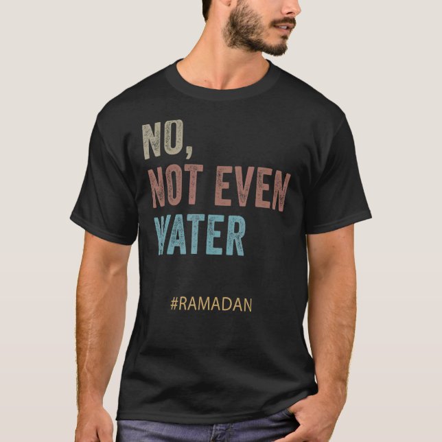 Camiseta Ramadan Kareem Ayuno Islámico Para Hombres Mujeres (Anverso)